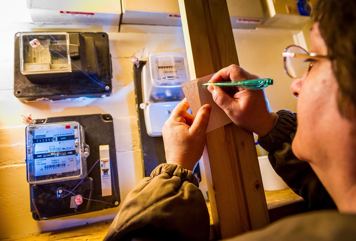 Villanyóra villanyora rezsi áram 2013.02.10. fotó: Németh András Péter