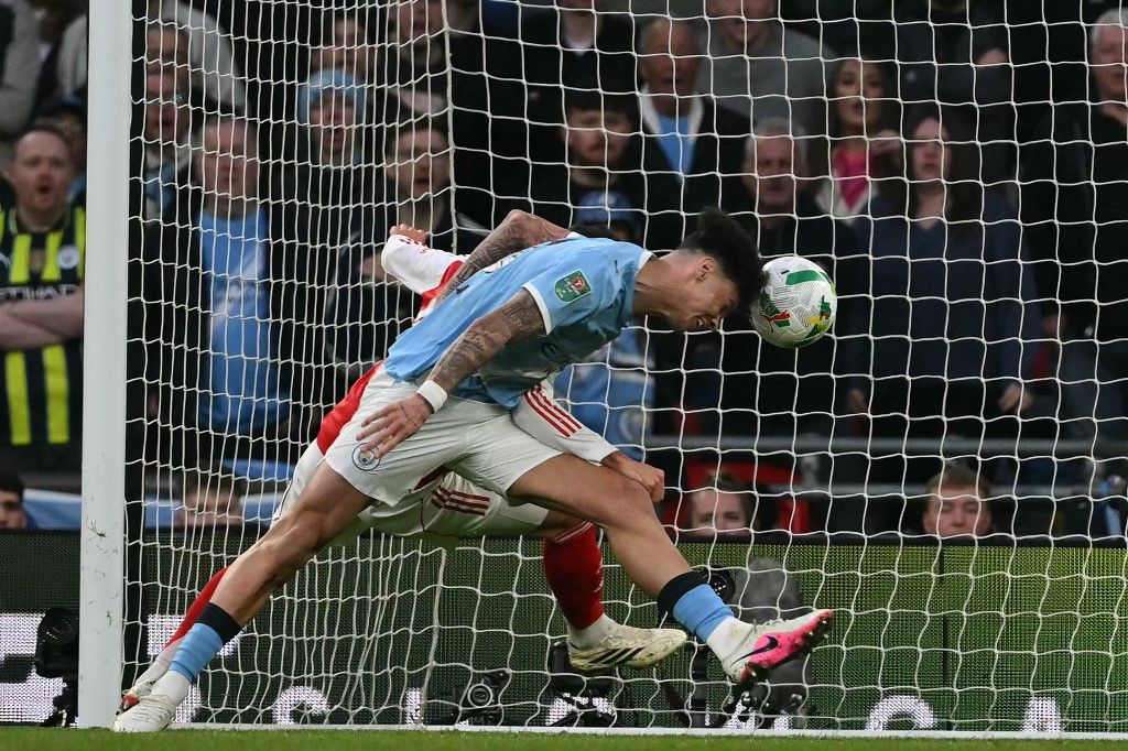 O'Reilly szerezte a Ligakupa-döntő első gólját. Fotó: GLYN KIRK / AFP