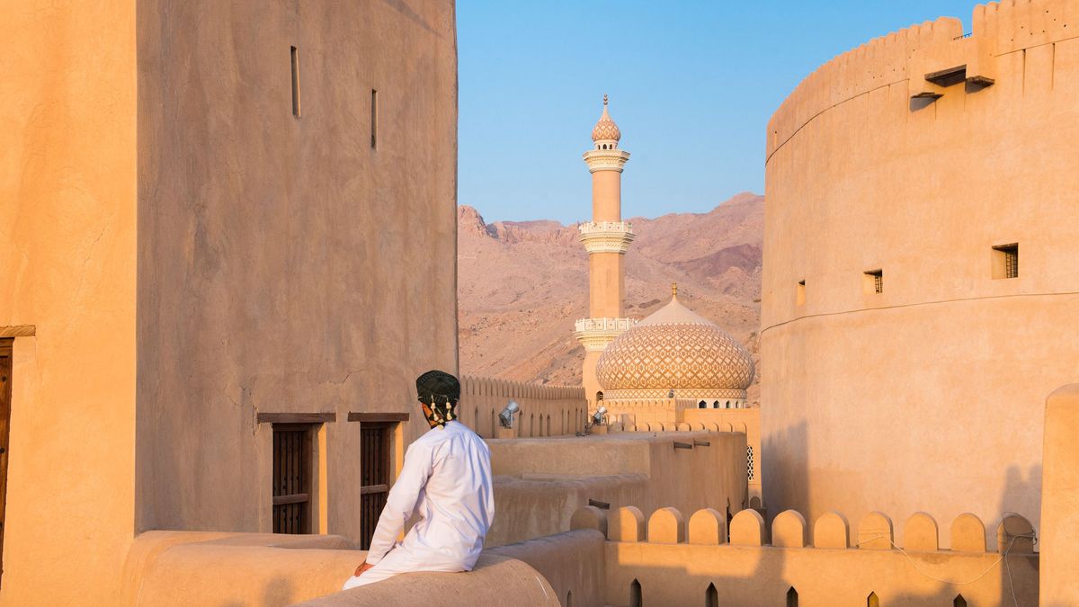 Lugas
Abdullah, guide of the Museum, posing at Nizwa Fort, Ad Dakhiliyah Region, Sultanate of Oman, Arabian Peninsula (Photo by GOUPI CHRISTIAN / Robert Harding RF / robertharding via AFP)