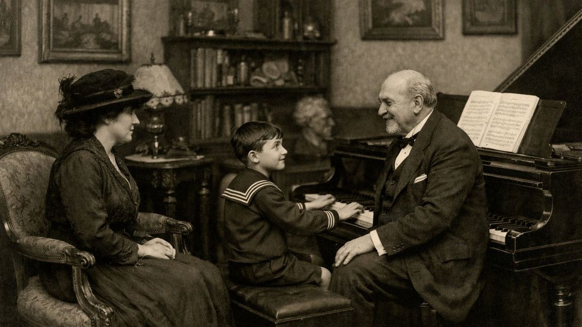 Ferenczi György első látogatása Thomán Istvánnál