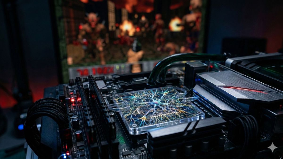 Emberi agysejteket ültettek egy chipre és azok megtanultak játszani a Doommal