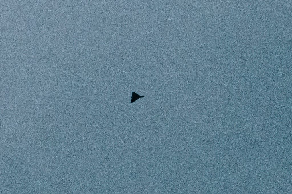 Lezuhant és felrobbant a lelőtt Shahed drón. Képünk illusztráció Fotó: PAVLO PAKHOMENKO / NurPhoto