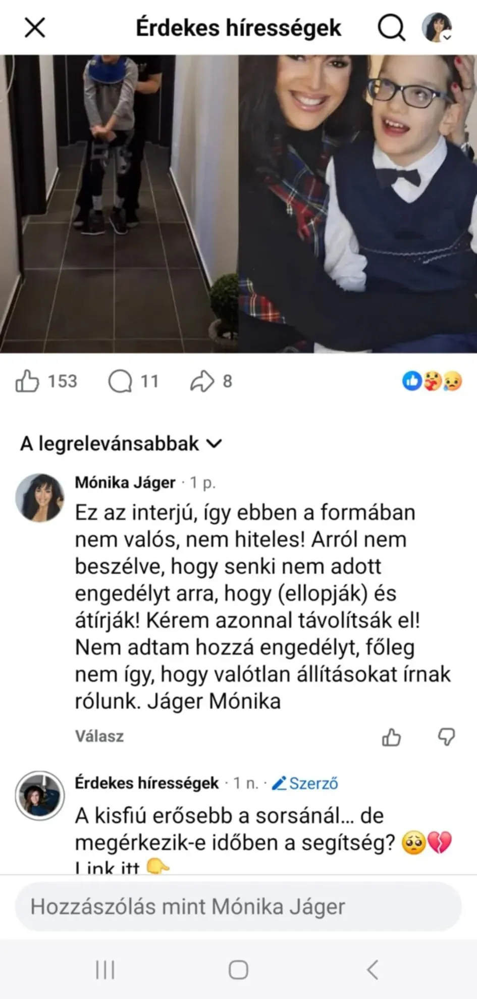 Mónika nem járt sikerrel, hiába írt a csalóknak
