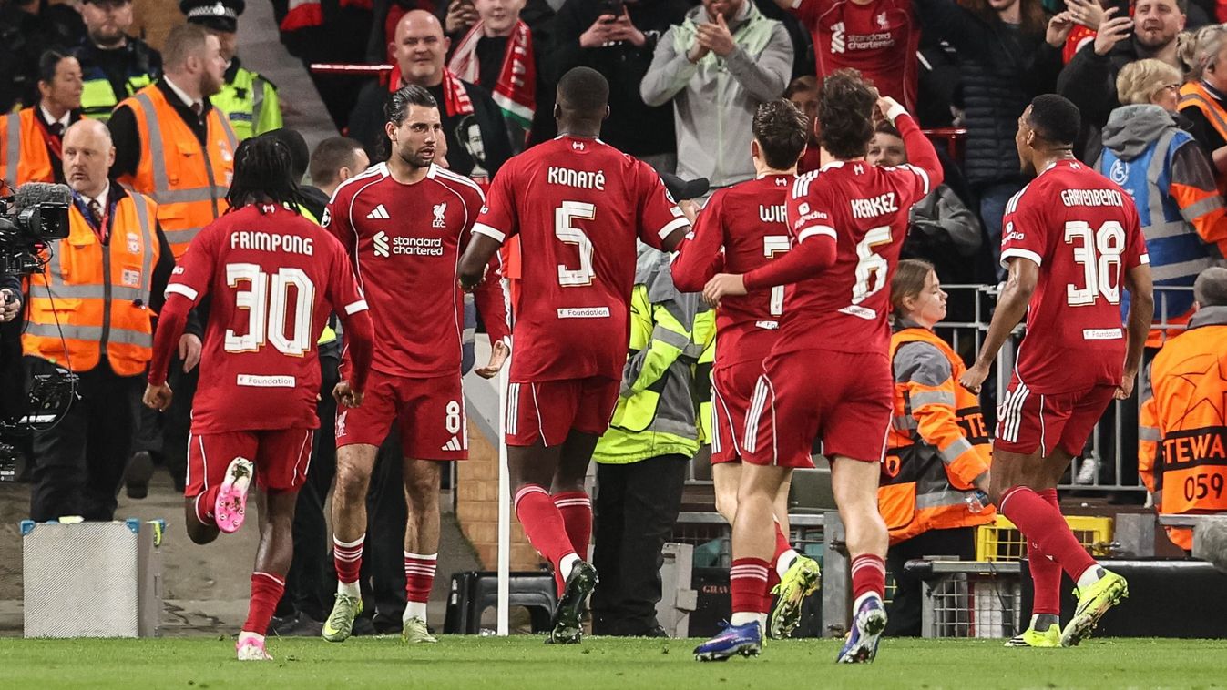 A Liverpool a második mérkőzésen átgázolt a Galatasarayon a Bajnokok Ligája nyolcaddöntőjében