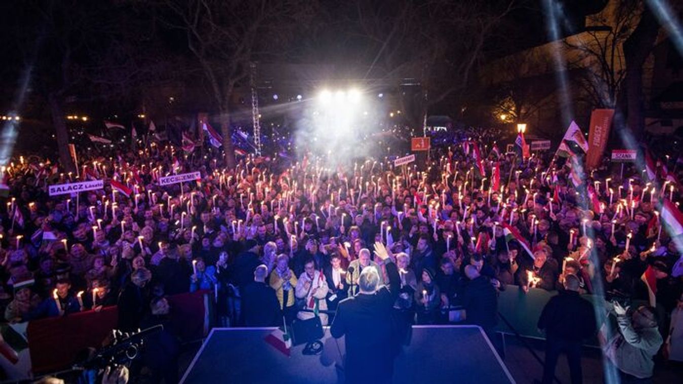 Viktor Orban in Kecskemet (Photo: Hungarian PM's General Department of Communication/Zoltan Fischer)
