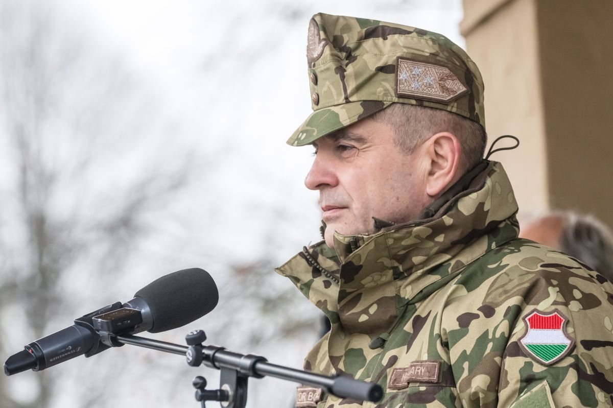 Böröndi Gábor vezérezredes (Fotó: Katona Tibor / MTI)