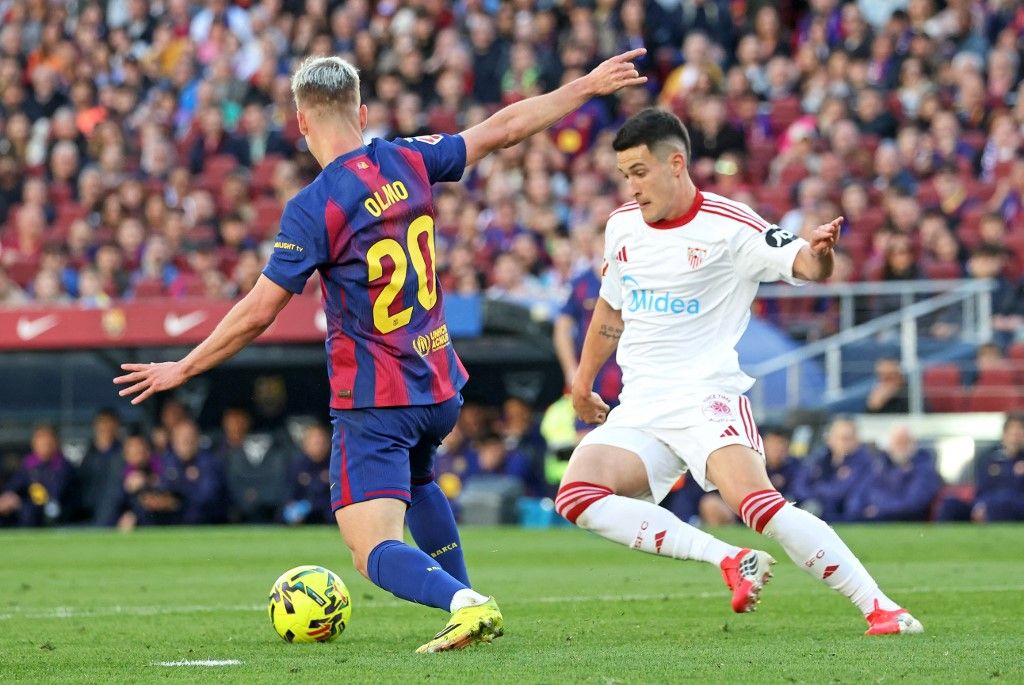 Dani Olmo brillírozott a Barcelona-Sevilla meccsen, ami megpecsételte Víctor Font sorsát