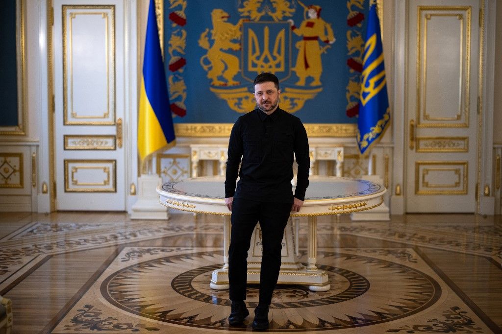 Volodimir Zelenszkij ukrán elnök