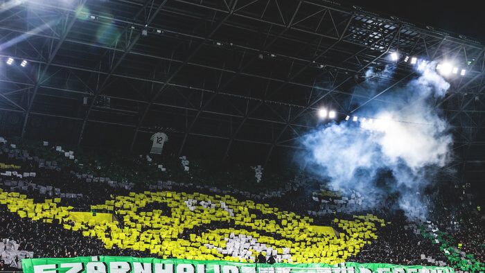 A Fradi–Braga mérkőzés előtt a hazai szurkolók kitetettek magukért