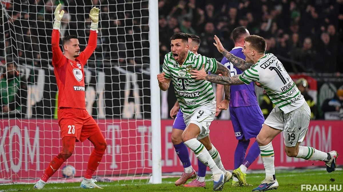 A Fradi szurkolóinak nagy örömére Gómez az Újpest ellen szerezte első hivatalos találatát