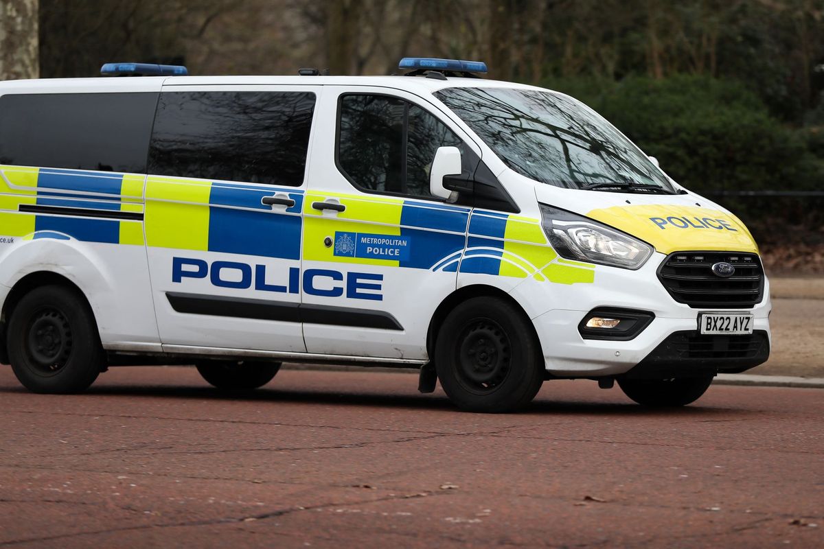 Rendőrautó Londonban