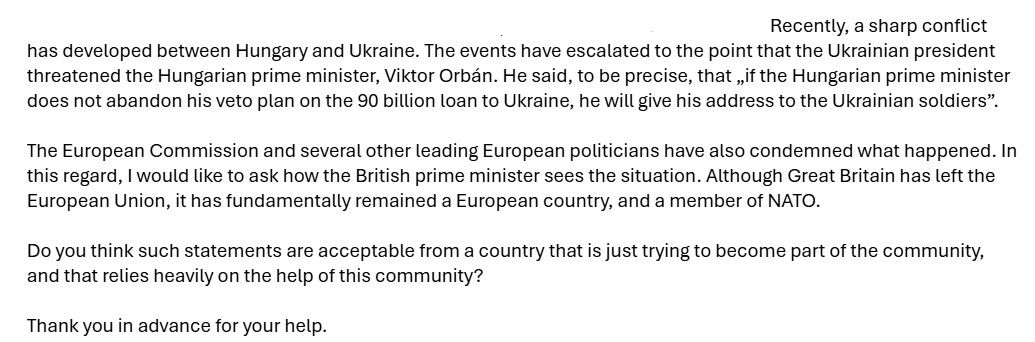 A brit miniszterelnök hivatala sem válaszolt