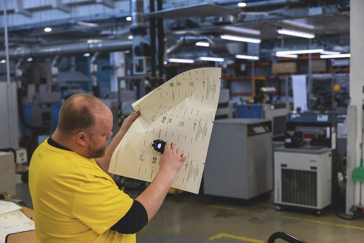 szavazólapok nyomtatása