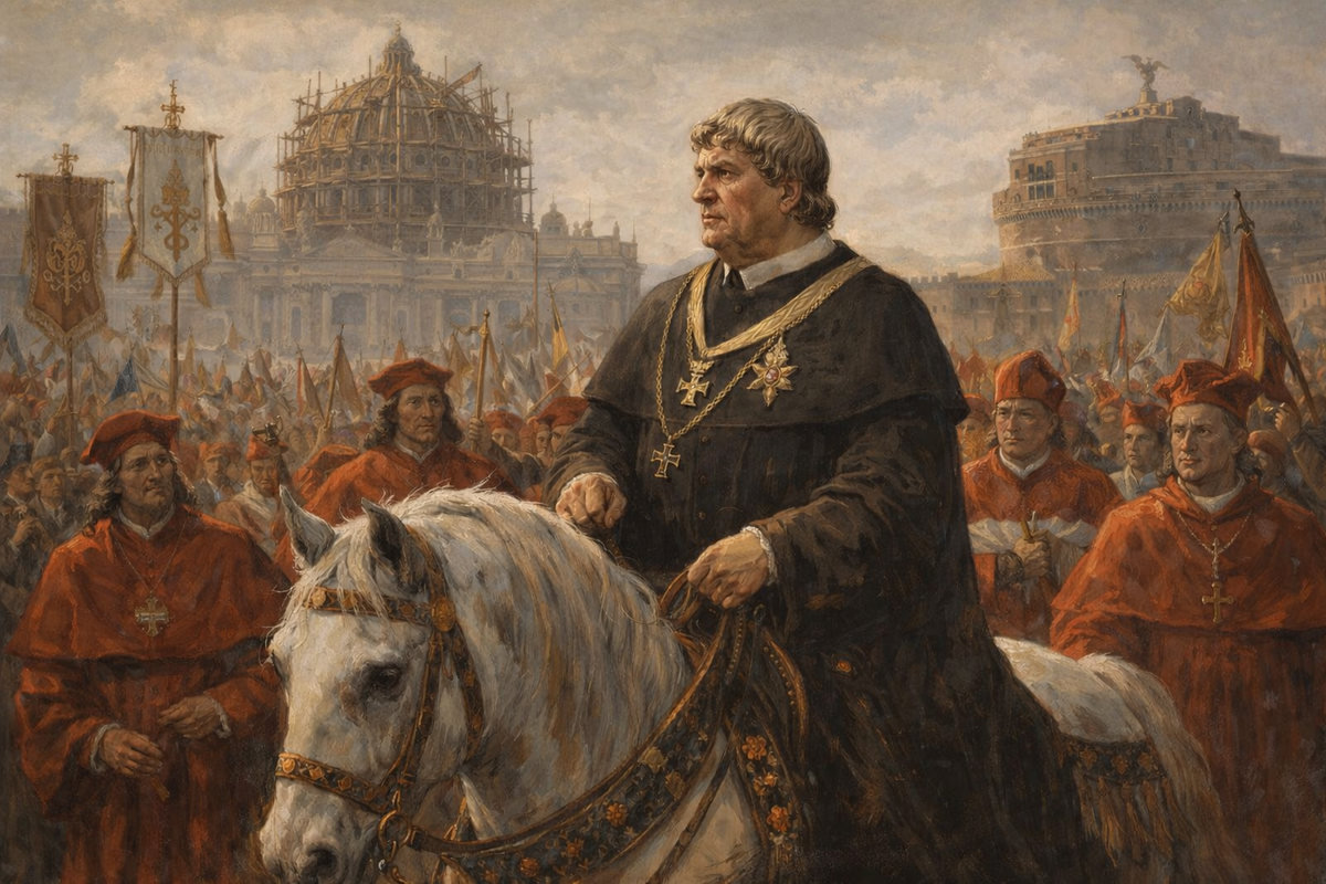 Bakócz bevonul Rómába