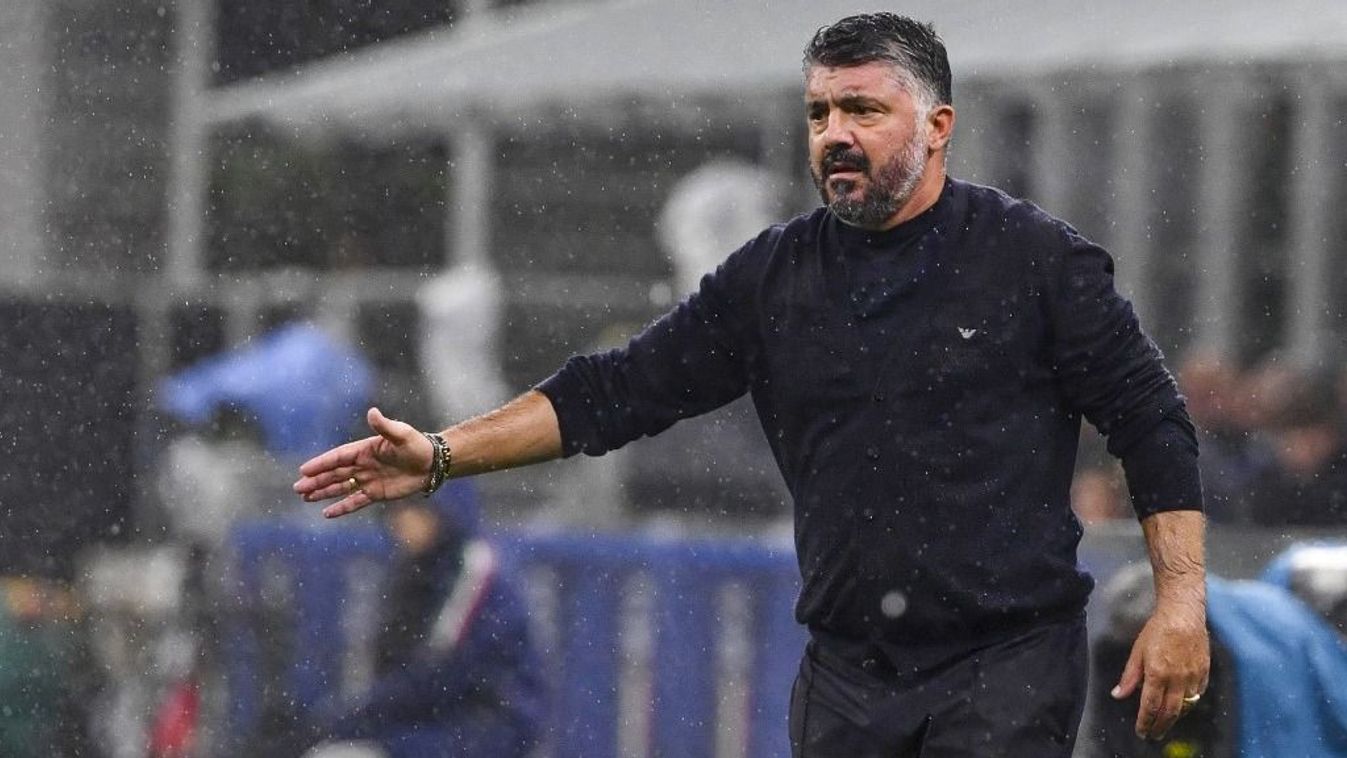 Óriási a nyomás Gennaro Gattuson és az olasz válogatotton. Fotó: ISABELLA BONOTTO / AFP