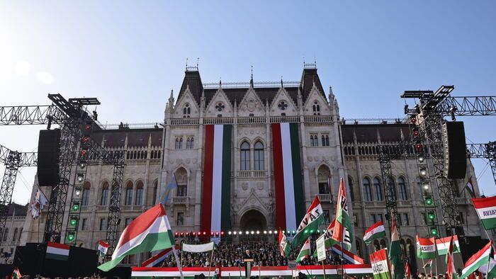 Kossuth tér március 15. Orbán Viktor