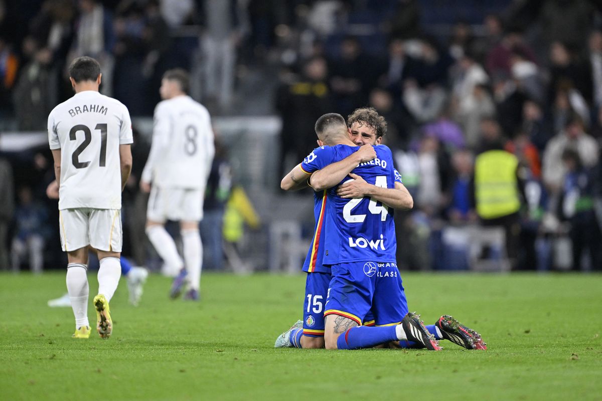 Sokatmondó kép: a Real Madrid kénytelen volt végignézni a Getafe ünneplését