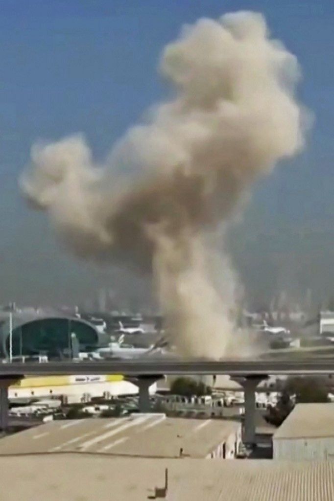 Dubaj repülőterét újabb iráni támadás érte Fotó: - / UGC/ANONYMOUS