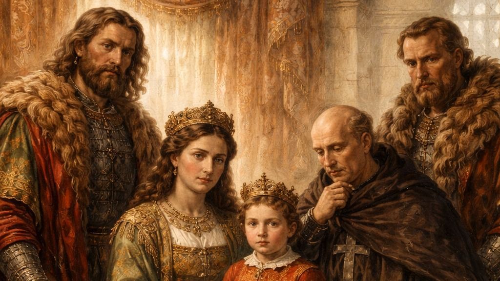 Török Bálint Izabellával, János Zsigmonddal, Fráter Györggyel és egy főúrral Szapolyai halála után