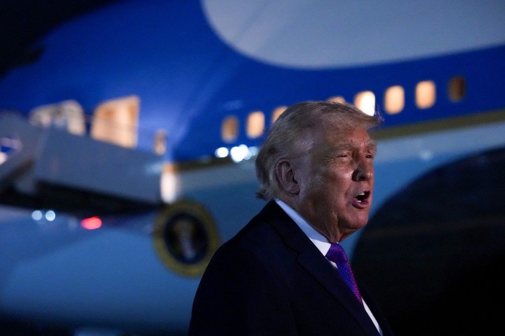 Donald Trump amerikai elnök (Fotó: AFP)