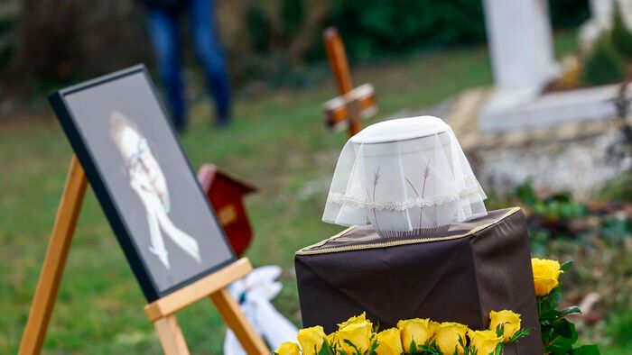 Keleti Éva fotográfus temetése