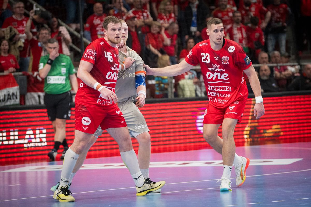 Ligetvári Patrik (jobbra) a Veszpréem egyetlen magyar játékosa. Hová lett a magyar mag?