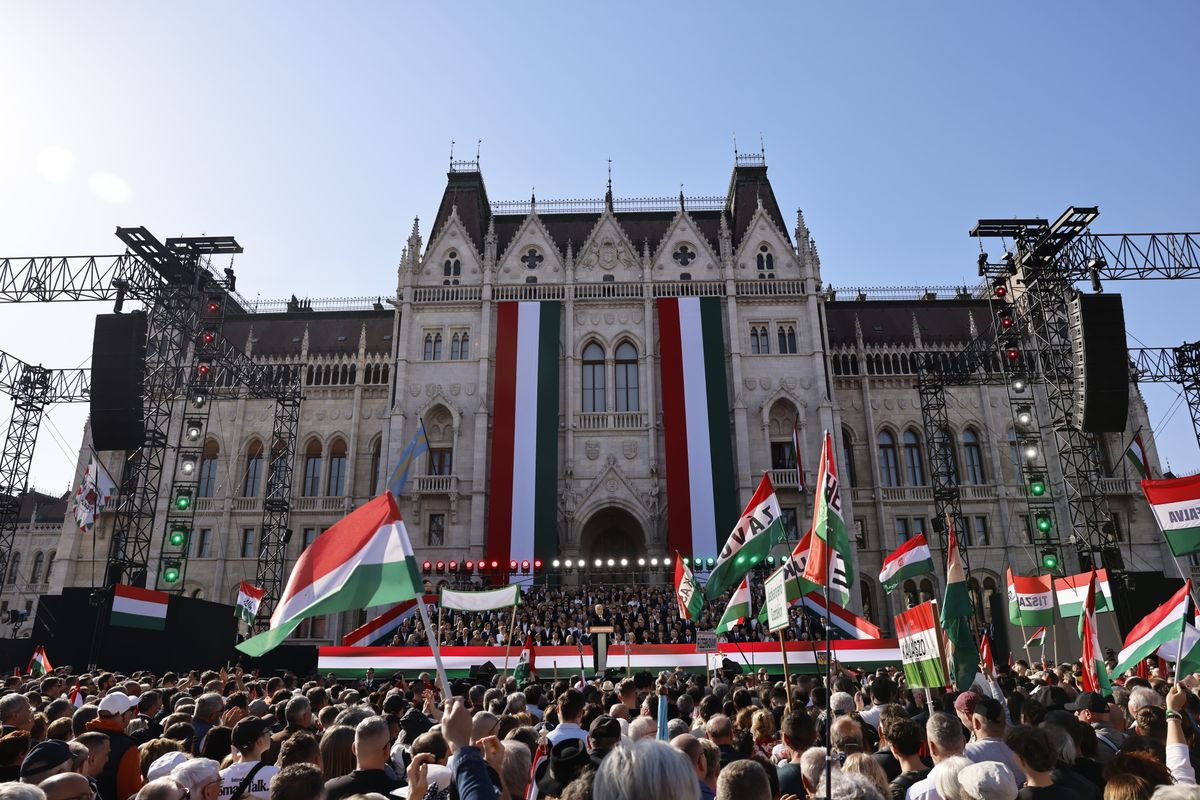 Kossuth tér március 15. Orbán Viktor