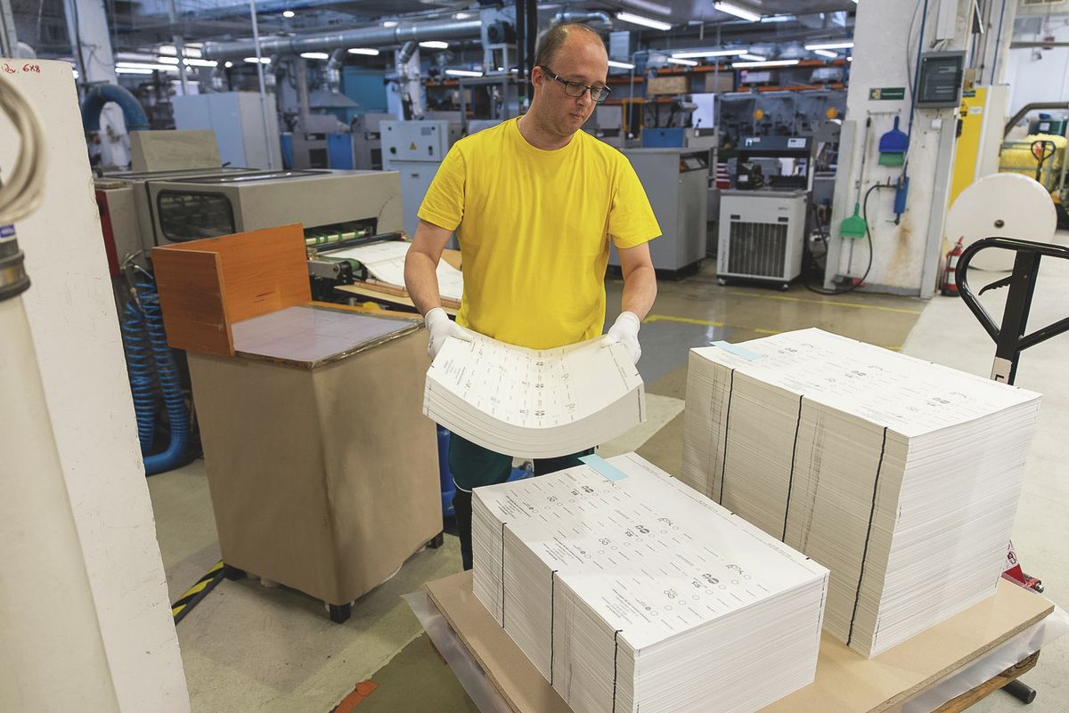 szavazólapok nyomtatása