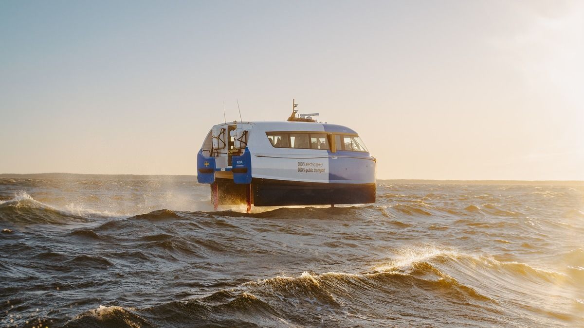 „Repülő” komppal forradalmasítja közlekedését Stockholm