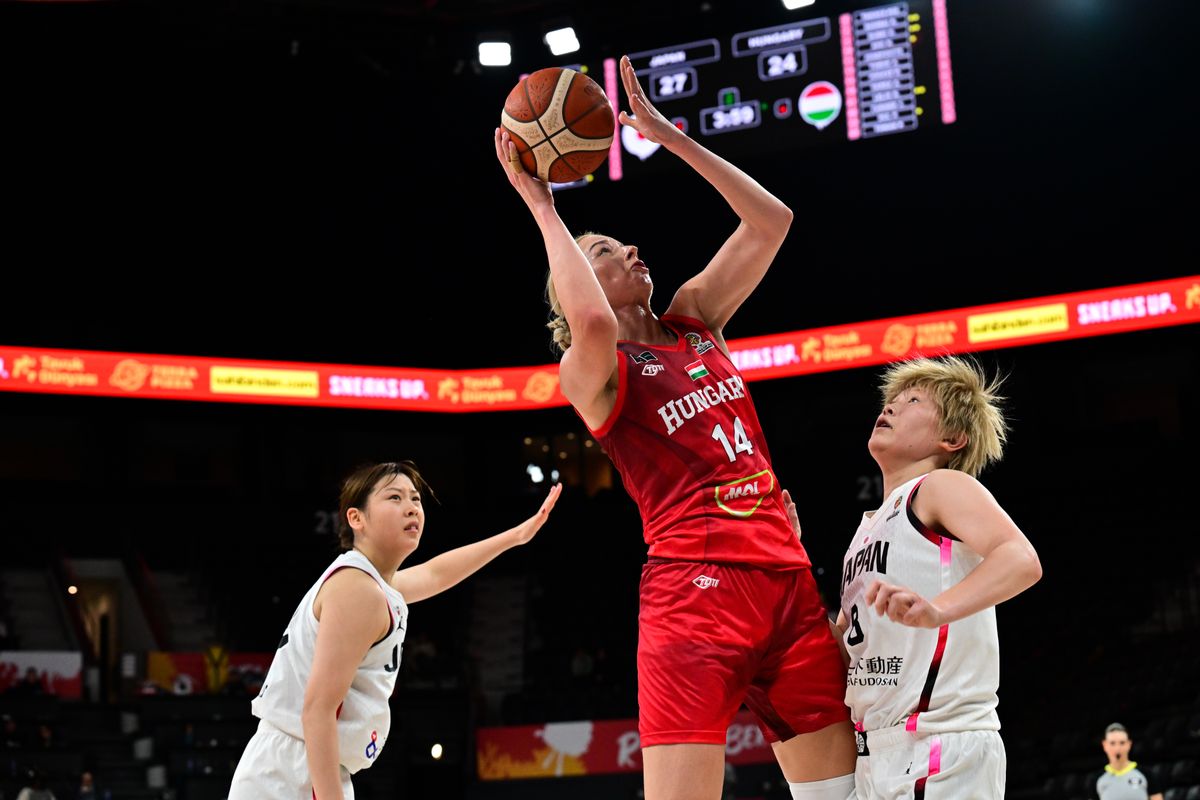 Juhász Dorka uralkodott a palánt alatt. 35 pontot dobott Japán ellen a magyar női kosárlabda-válogatott legjobba a világbajnoki selejtezőn