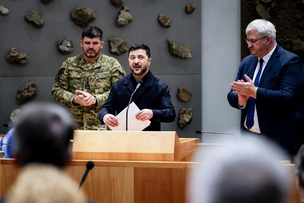 Ukrajna vezetése nem áll le a Magyarország elleni támadásokkal (Fotó: AFP)