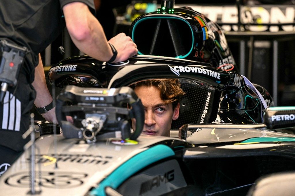 A Mercedes versenyzője, George Russell várta a legnagyobb esélyesként a Forma–1-es Ausztrál Nagydíj időmérő edzését