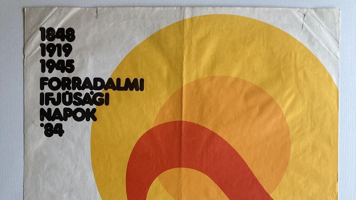 Forradalmi Ifjúsági Napok- plakátrészlet. forrás: Galéria Savaria