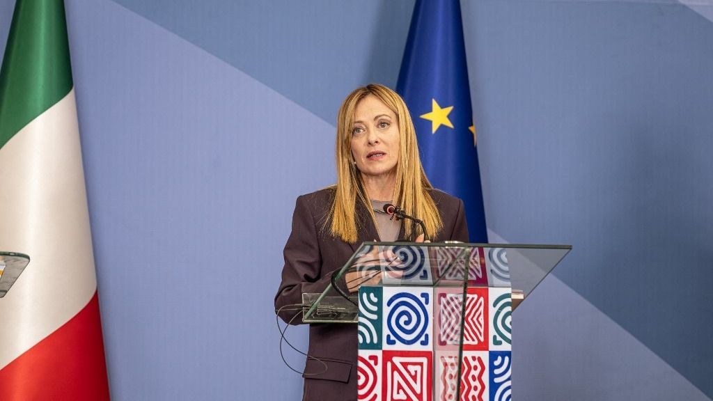 Meloni: Olaszország nem vesz részt az iráni konlfiktusban (Fotó: AFP)