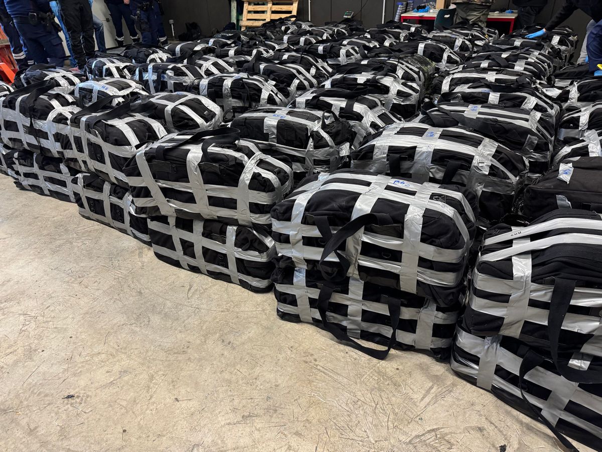 A nagy mennyiségű kábítószert Dunkerque kikötőjében foglalták le a francia rendőrök