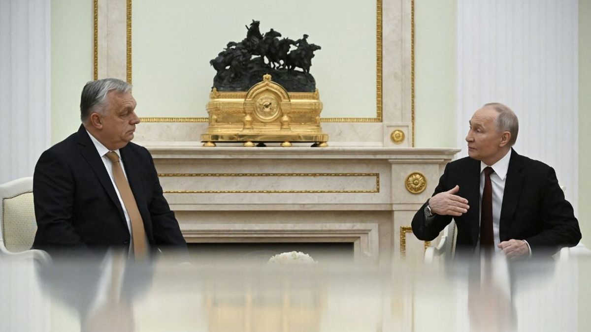 Orbán Viktor miniszterelnök és Vlagyimir Putyin orosz elnök