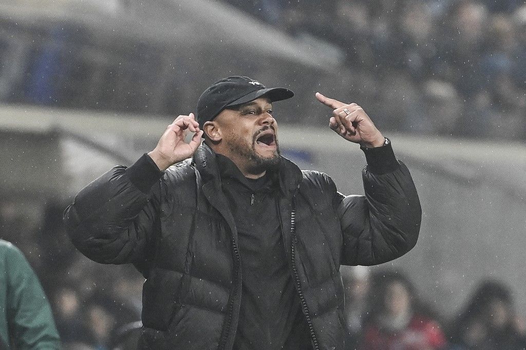 Elégedett volt Vincent Kompany a Bayern sikere után. Fotó: ISABELLA BONOTTO / ANADOLU