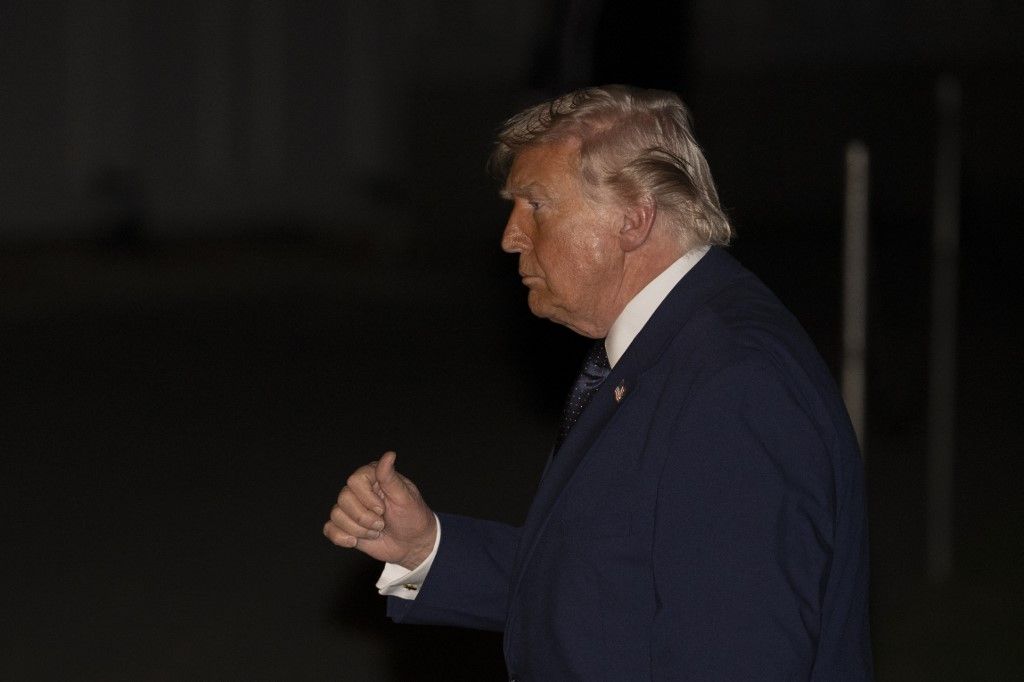 Donald Trump amerikai elnök (Fotó: AFP)