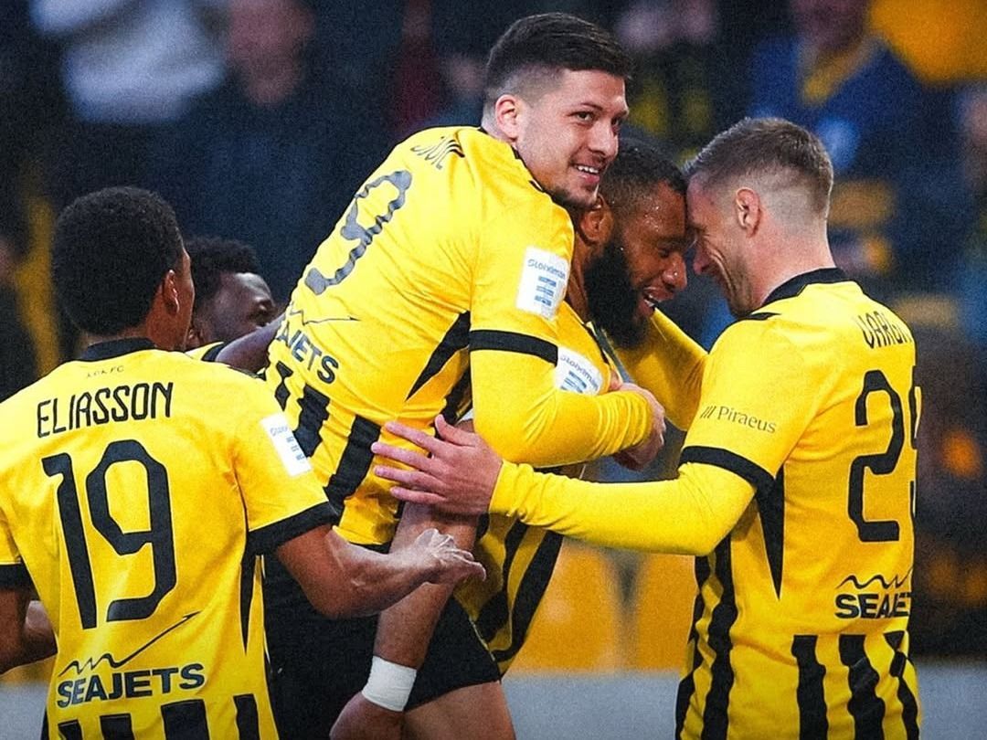 Luka Jovics és Varga Barnabás csatárkettőse bevált a görög AEK Athén csapatában