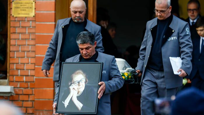 Keleti Éva temetés