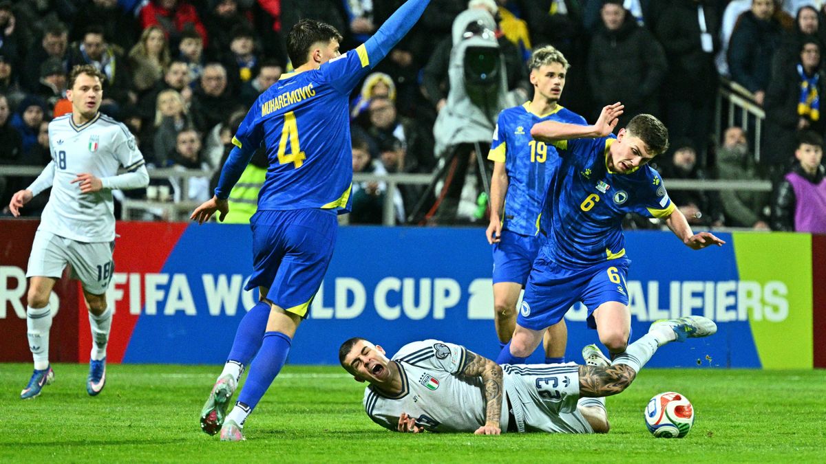 Piros lap és tizenegyespárbaj a bosnyák–olasz vb-pótselejtezőn, Olaszország lemaradt a vb-ről!