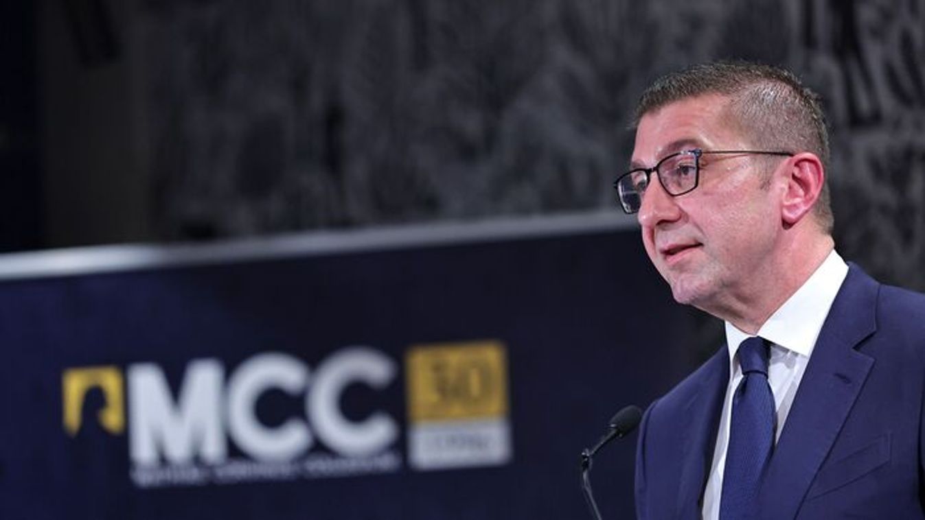 North Macedonian Prime Minister Hristijan Mickoski (Photo: David Balogh)