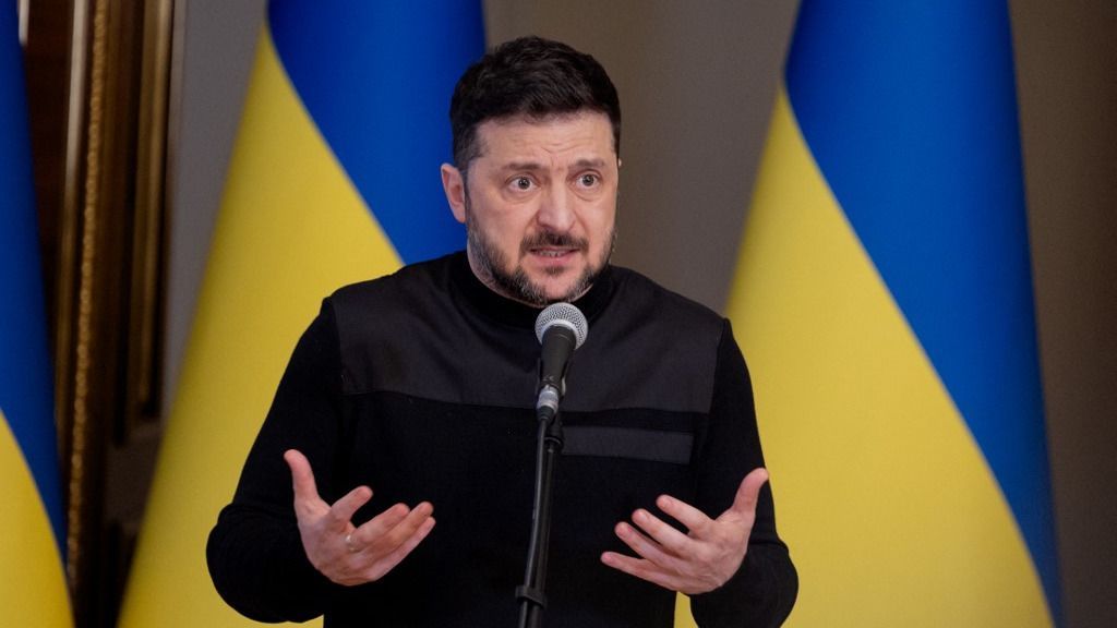 Voloimir Zelenszkij (Fotó: AFP)