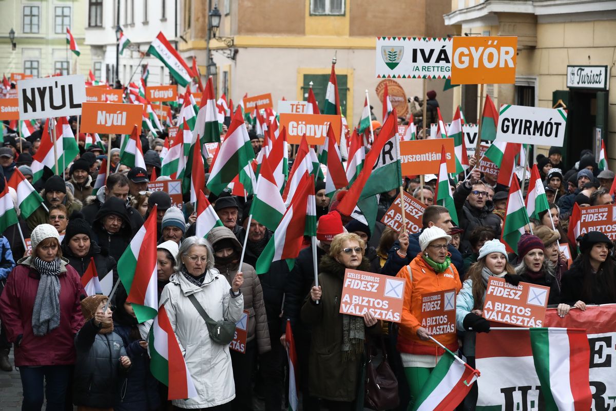 Orbán Viktor országjárás Győr