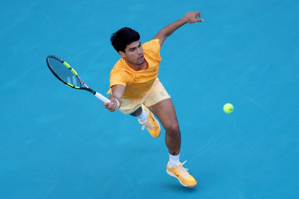 Carlos Alcaraz a Sebastian Korda ellen elveszített miami teniszmérkőzés után szünetet tart