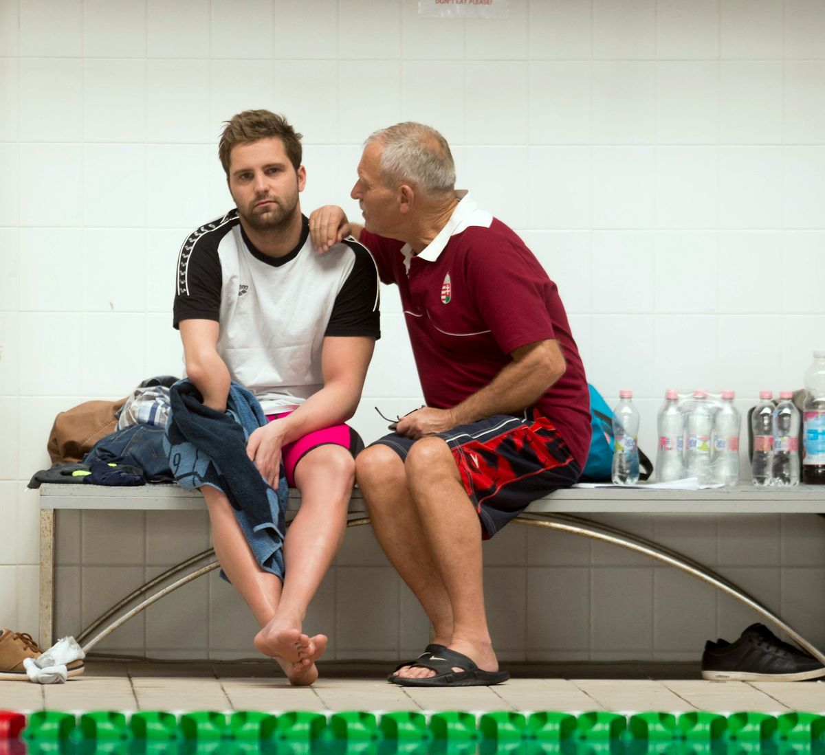 A paralimpiai bajnok Sors Tamás és edzõje, Petrov Anatolij 2016-ban