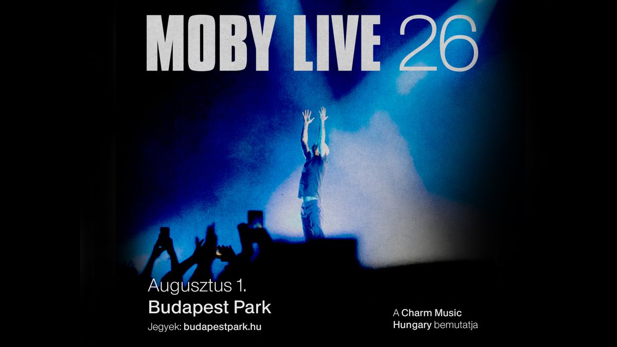 Budapesten koncertezik Moby