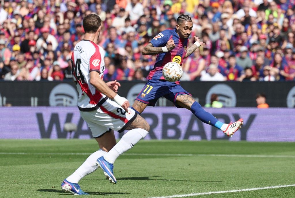 Hazai pályán szenvedett meg a Barcelona. Fotó: JOSEP LAGO / AFP