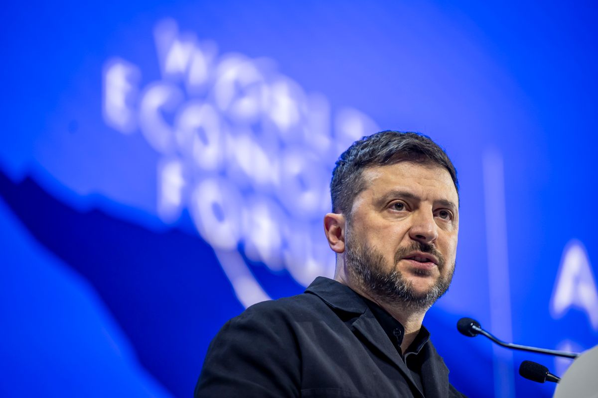 Volodimir Zelenszkij ukrán elnök