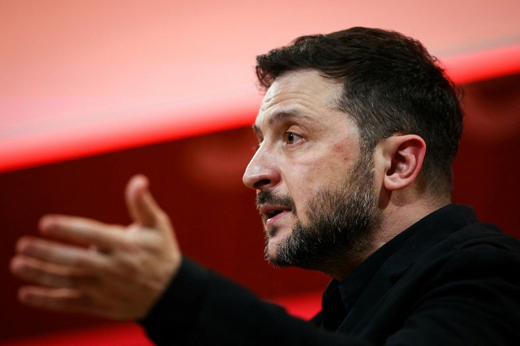 Volodimir Zelenszkij Fotó: ALAIN JOCARD / AFP